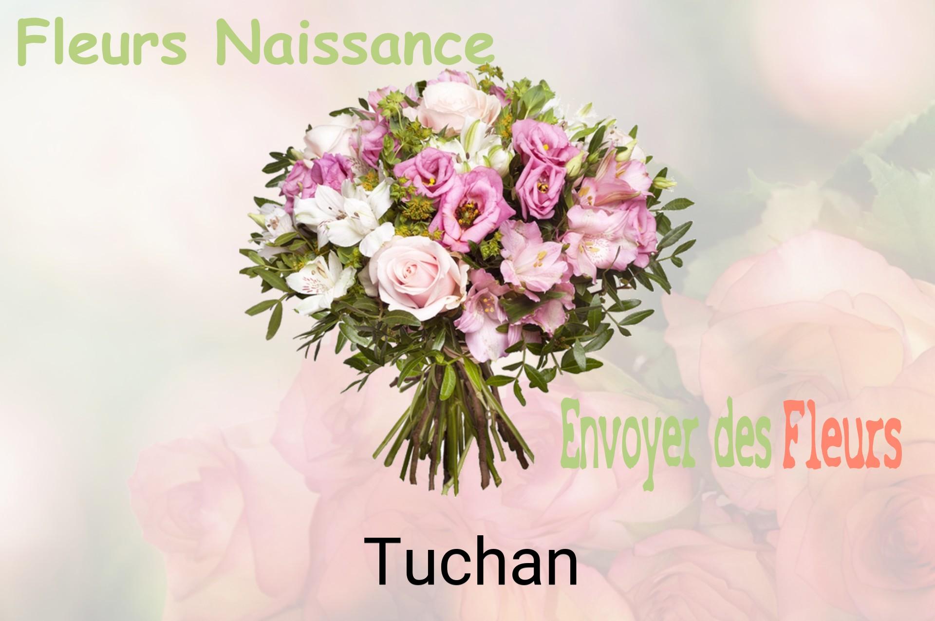 Bouquet de fleurs de naissance livré à Tuchan